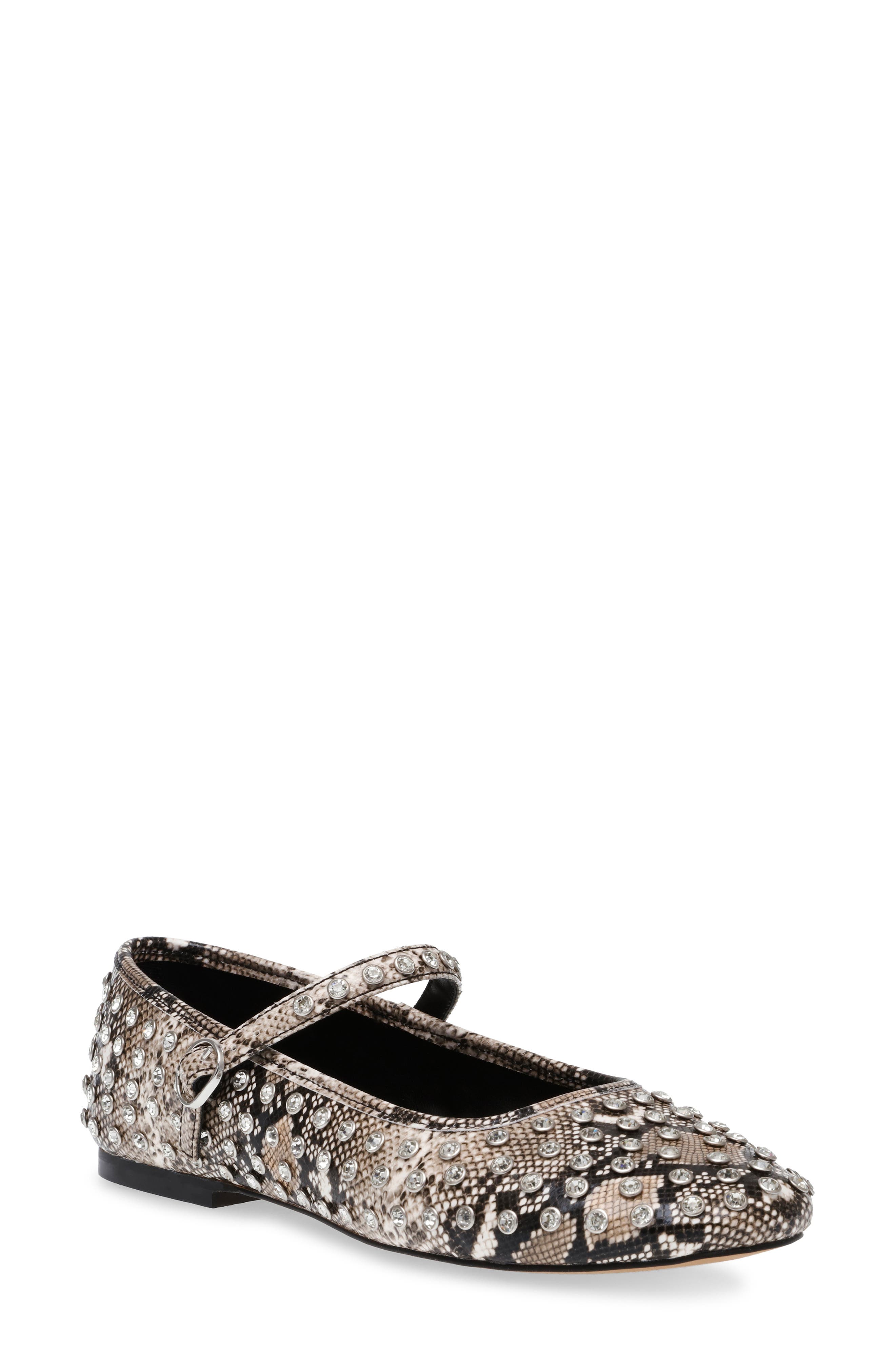 Vinetta Mary Jane Flat, Main, color, NATURAL SNAKE