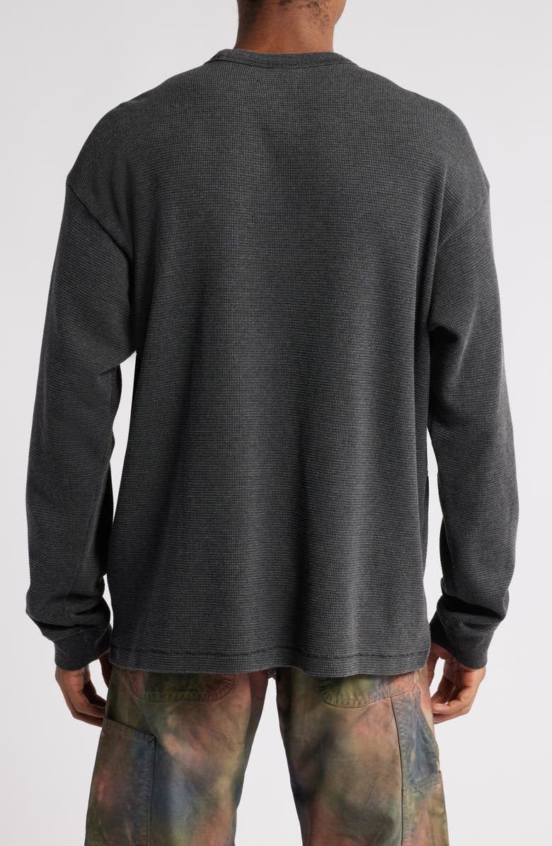 BP. Acid Wash Waffle Long Sleeve T-Shirt, Alternate, color, 