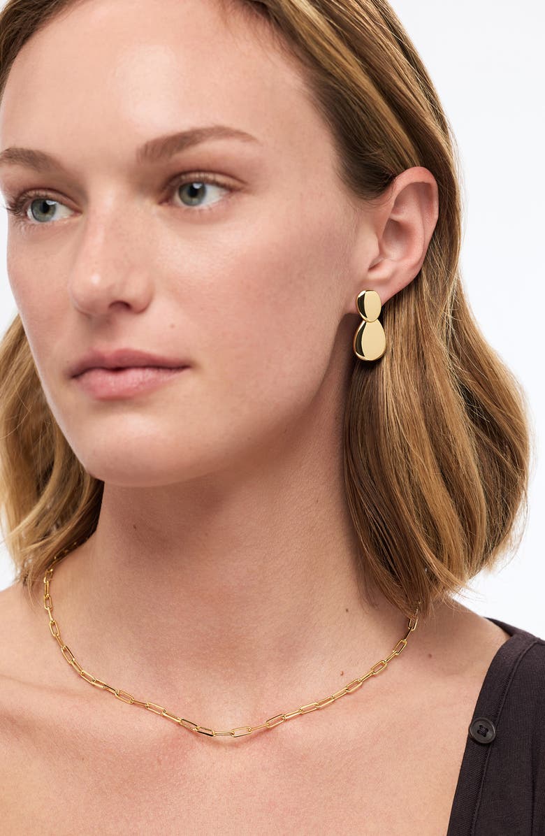 Ana Luisa Pebble Drop Earrings, Alternate, color, Gold / Silver