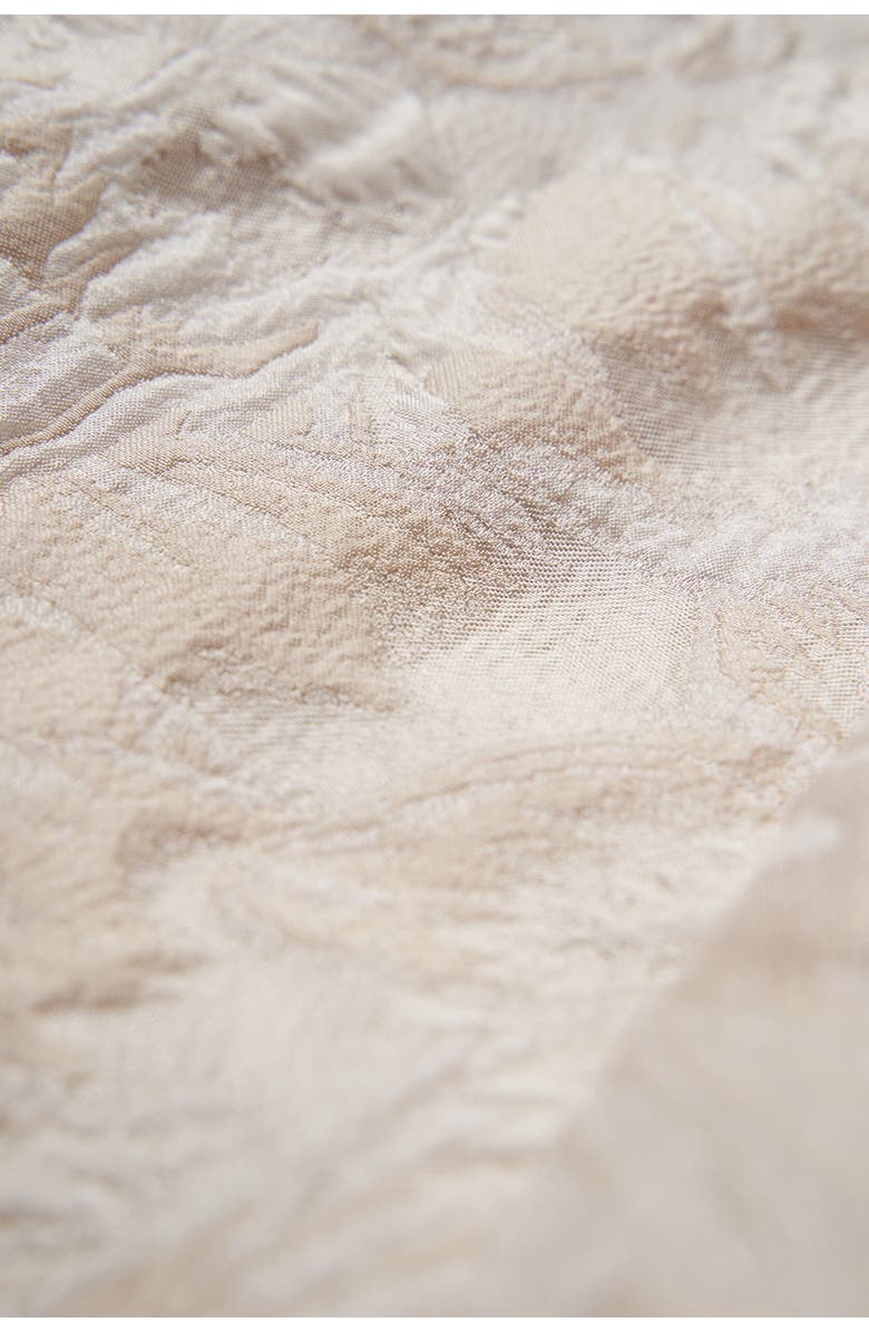 Kay Unger Bella Floral Jacquard Belted High-Low Gown, Alternate, color, 