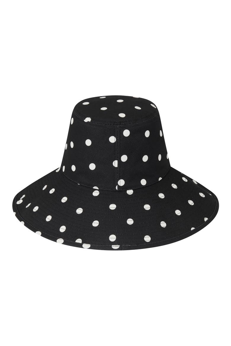 Holiday Cotton Canvas Bucket Hat, Alternate, color, BLACK