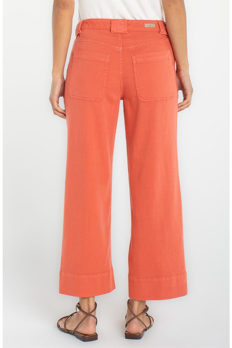 Stride High Waist Crop Wide Leg Utility Pants, Alternate, color, RED CLAY