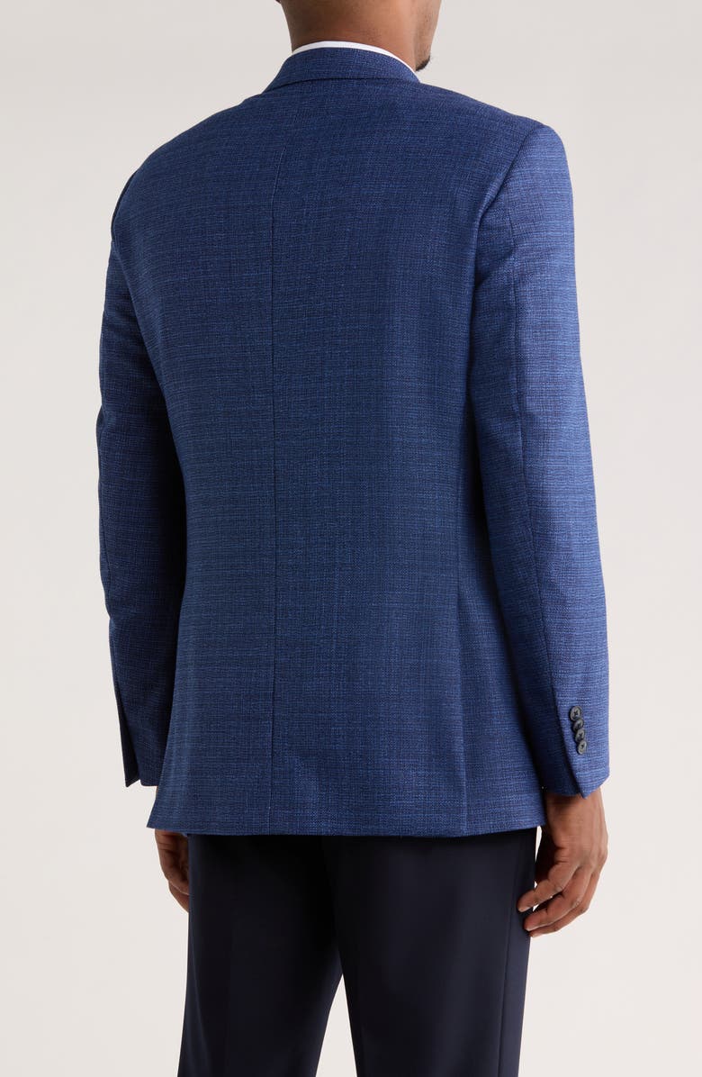 Peter Millar Textured Wool Sport Coat, Alternate, color, Blue
