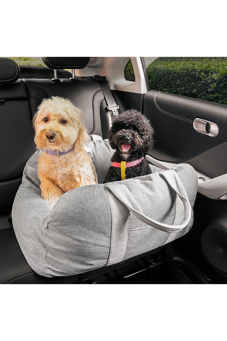 First Class Dog Car Seat Bed, Alternate, color, Grey