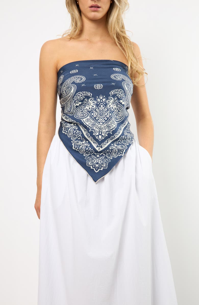 Viens Avec Moi Paisley Large Silk Square Scarf, Alternate, color, 