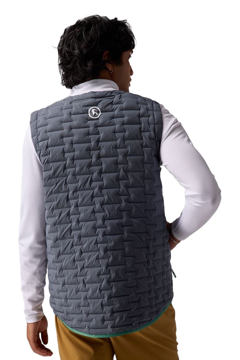 Peale Primaloft Stitch-Free Baffle Stretch Vest - Men's, Alternate, color, Turbulence
