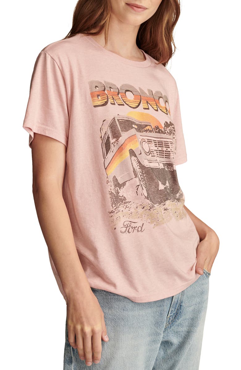 Lucky Brand Ford Bronco Boyfriend Graphic T-Shirt, Alternate, color, 