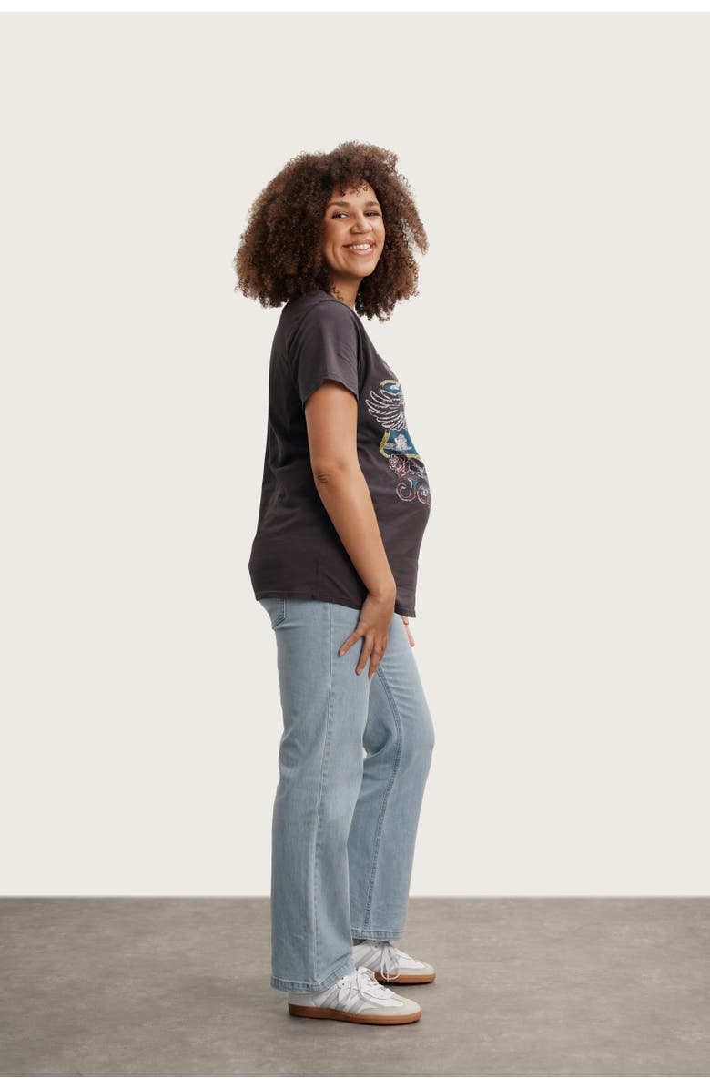 Nom Maternity The Groove Tee, Alternate, color, Black