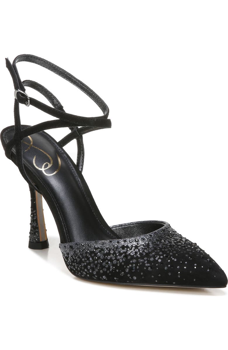 Sam Edelman Hardy Embellished Ankle Strap Pump, Main, color,