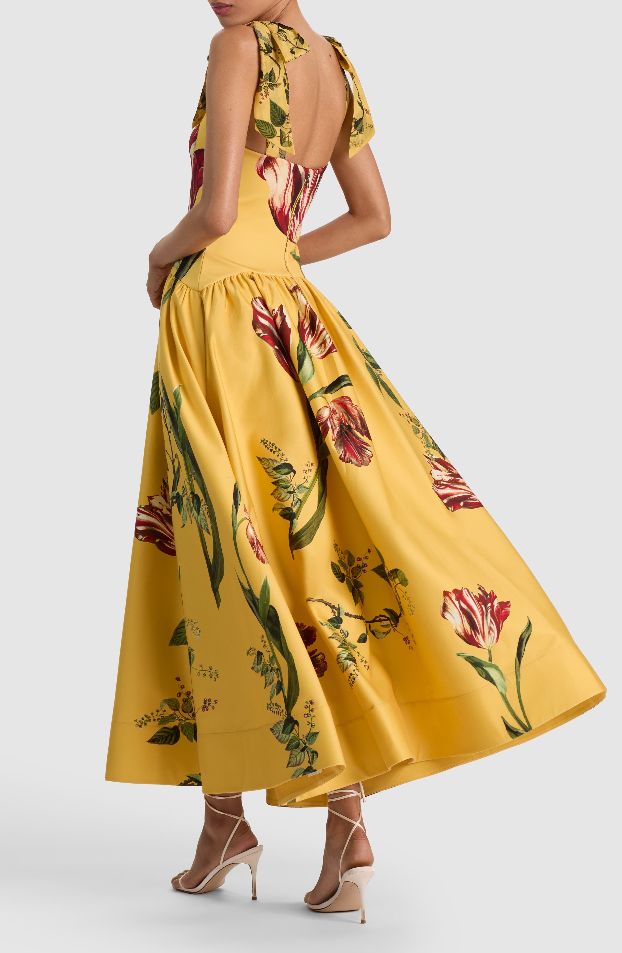 kelly green dress womens Twist Front Cut Out - Maxi Dresses Gytharion Women's Swing Dresses Metallic Prom Dress Mini dresses Volumious puff Size:12-14 UK | M/L