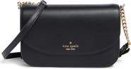 Kate Spade New York Kristi Refined Grain Leather Wallet on a Strap