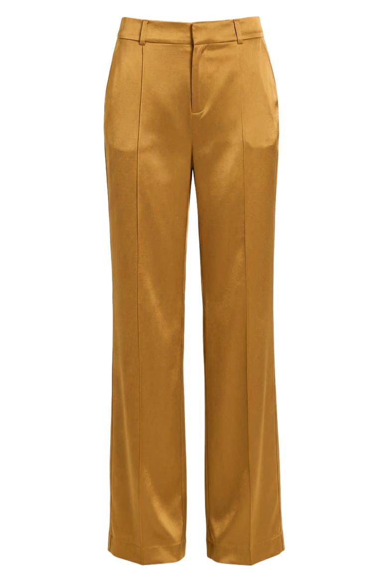 Jyn Wide Leg Pintuck Pants, Alternate, color, HONEY BRONZE