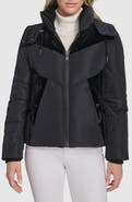 Andrew Marc Tayte Puffer Jacket with Removable Hood