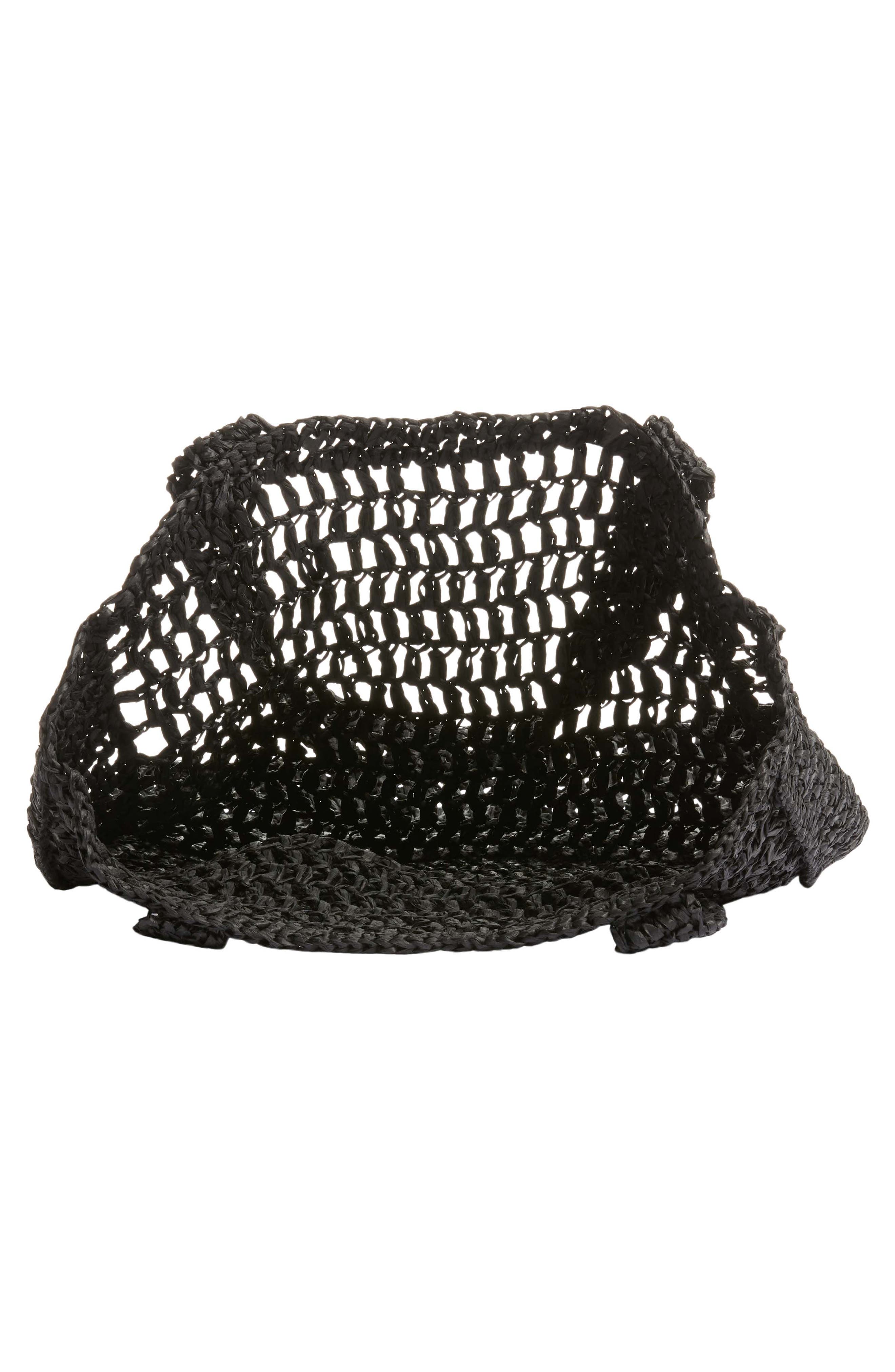 Topshop Paper Straw Tote Bag, Alternate, color, 