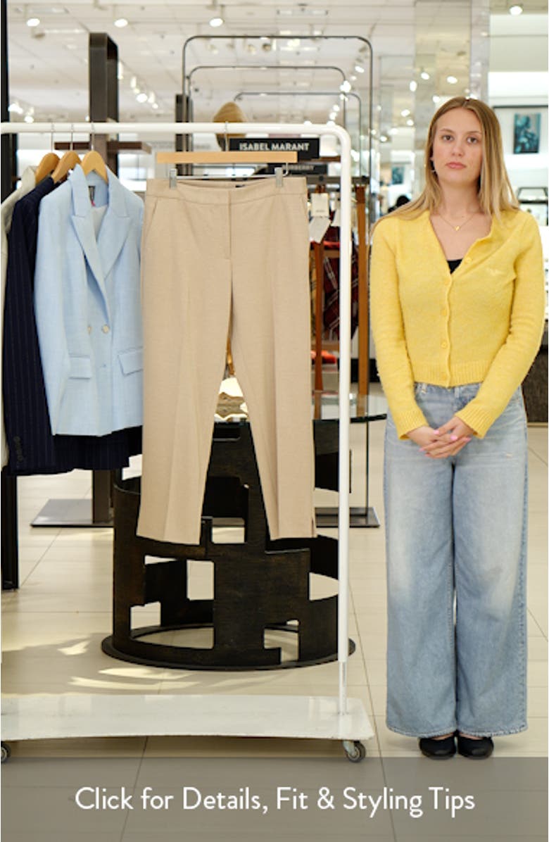 Tapria Crop Straight Leg Pants, sales video thumbnail