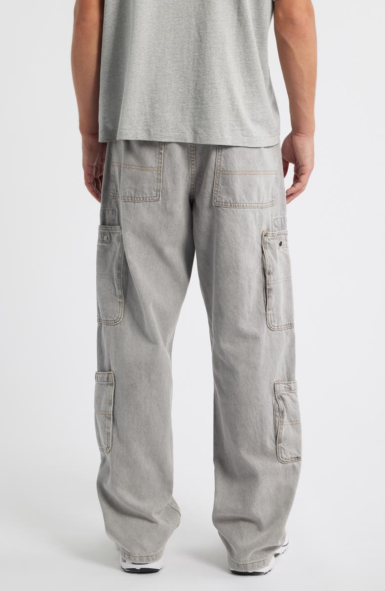 PacSun Jasper Baggy Cargo Jeans, Alternate, color, Gray