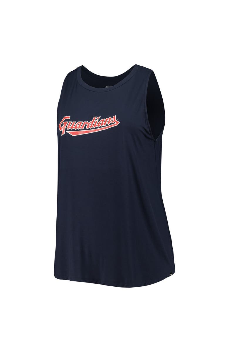 New Era Women's New Era Navy Cleveland Guardians Plus Size Tank Top, Alternate, color, Navy