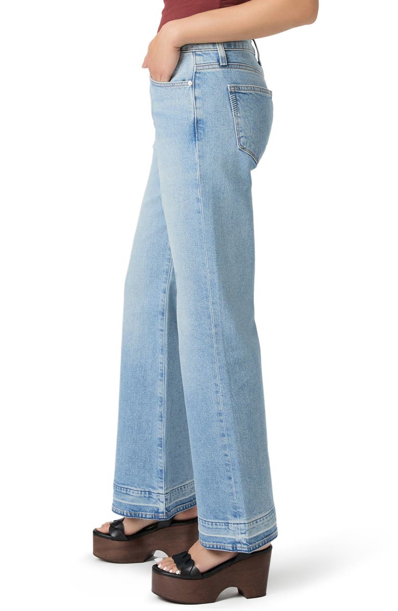 PAIGE Sofia Undone Wide Leg Jeans, Alternate, color, Touring