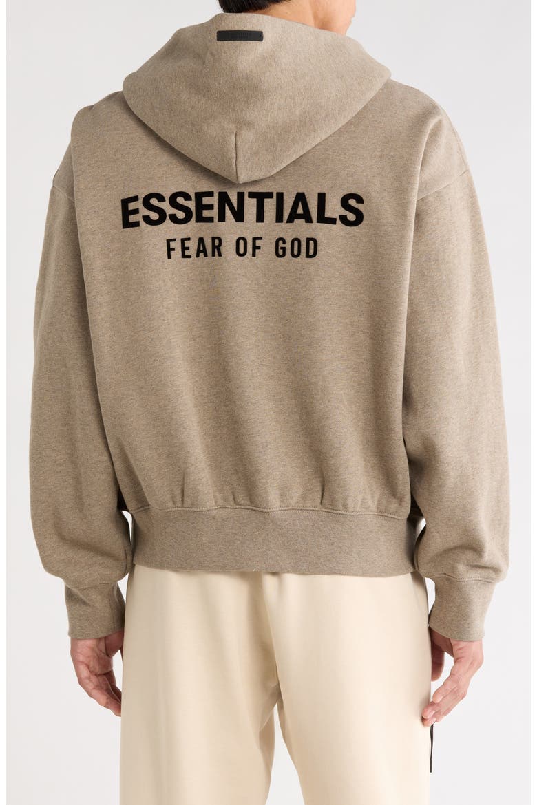 Classic Fit Fleece Hoodie, Alternate, color, HOMESTEAD HEATHER
