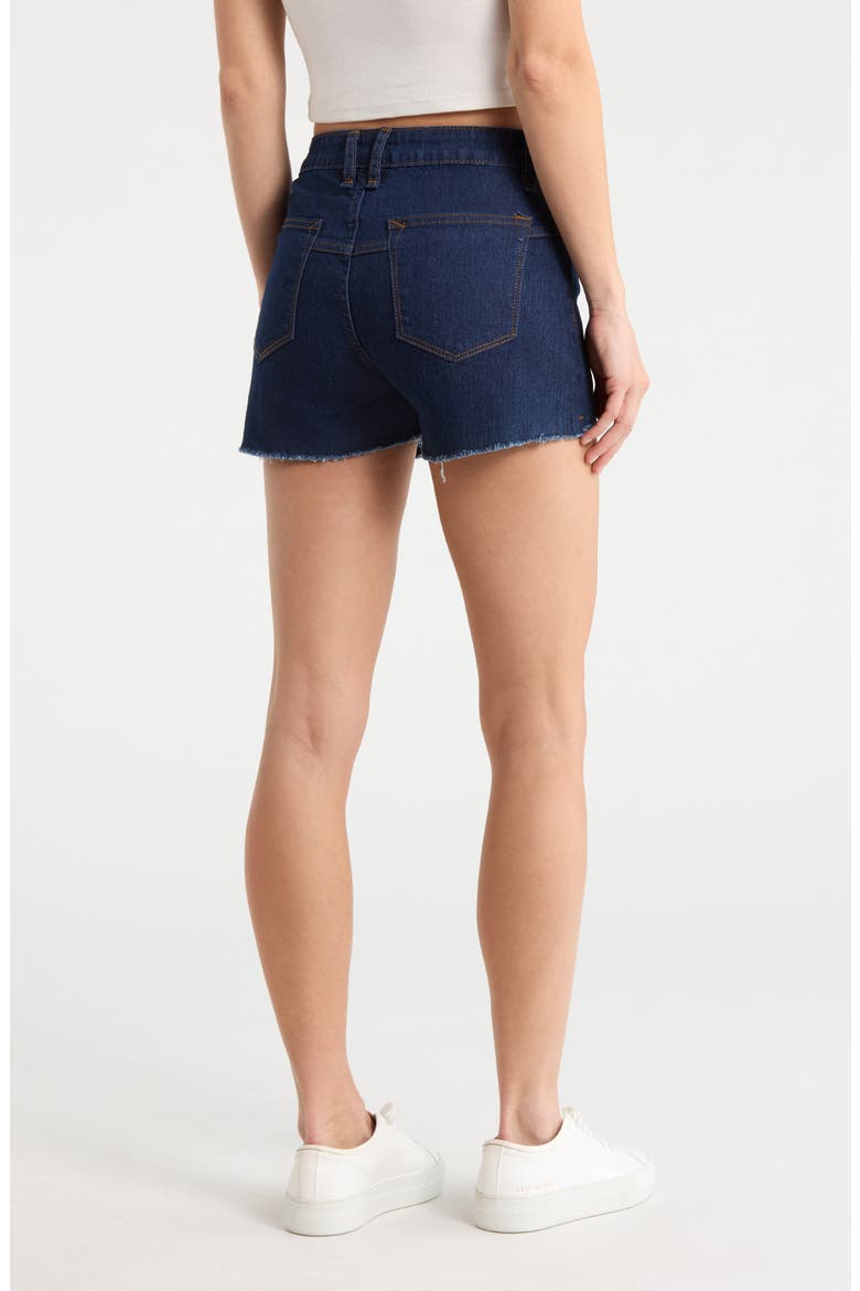 Seam Detail Cutoff Denim Shorts, Alternate, color, RINSE