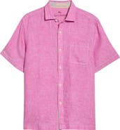 Tommy Bahama Paradise Breezer Short Sleeve Linen Button-Up Shirt
