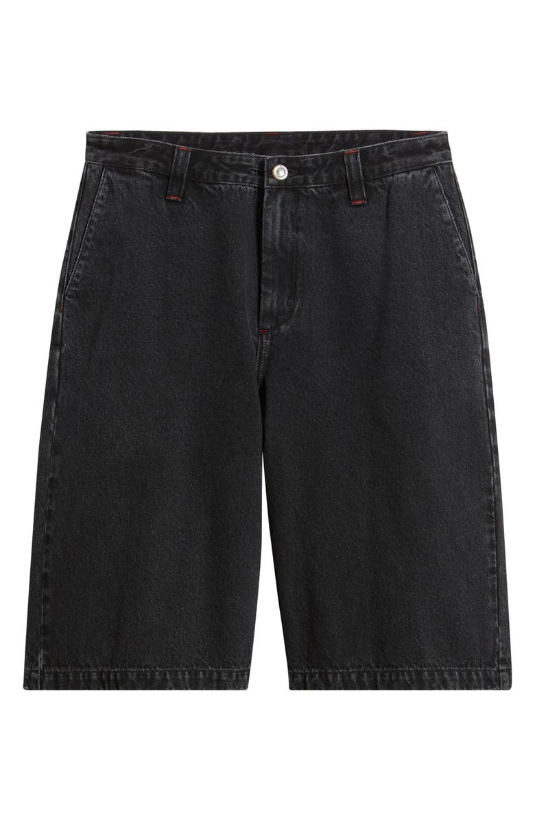 Elwood Big Baggy Denim Shorts, Alternate, color, Washed Black
