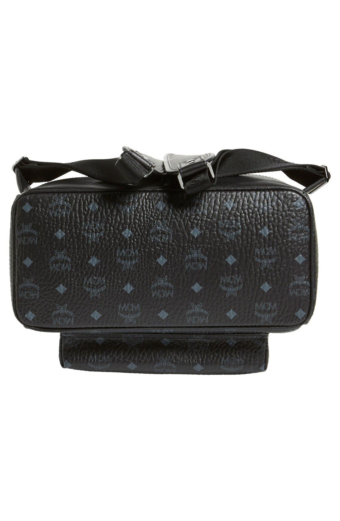 MCM Medium Stark Visetos Backpack, Alternate, color, 