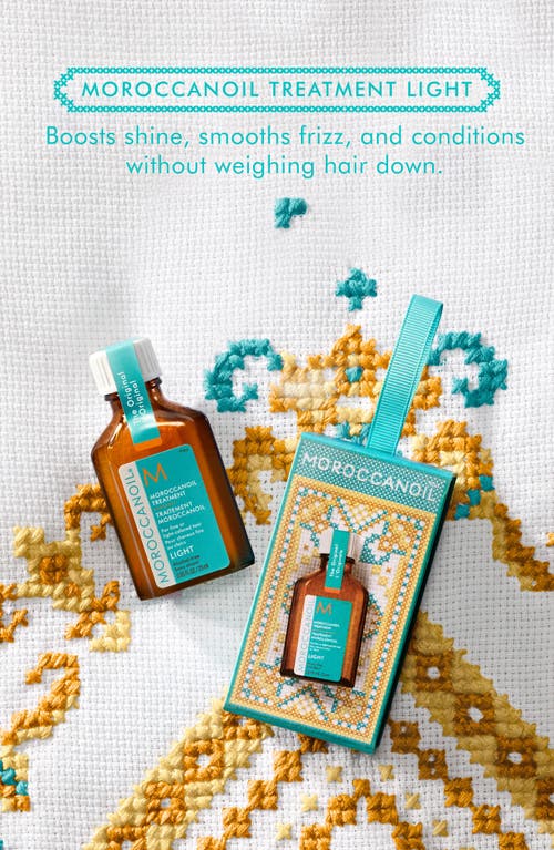 Moroccanoil Treatment Light Hair Oil Holiday Ornament In Transparent