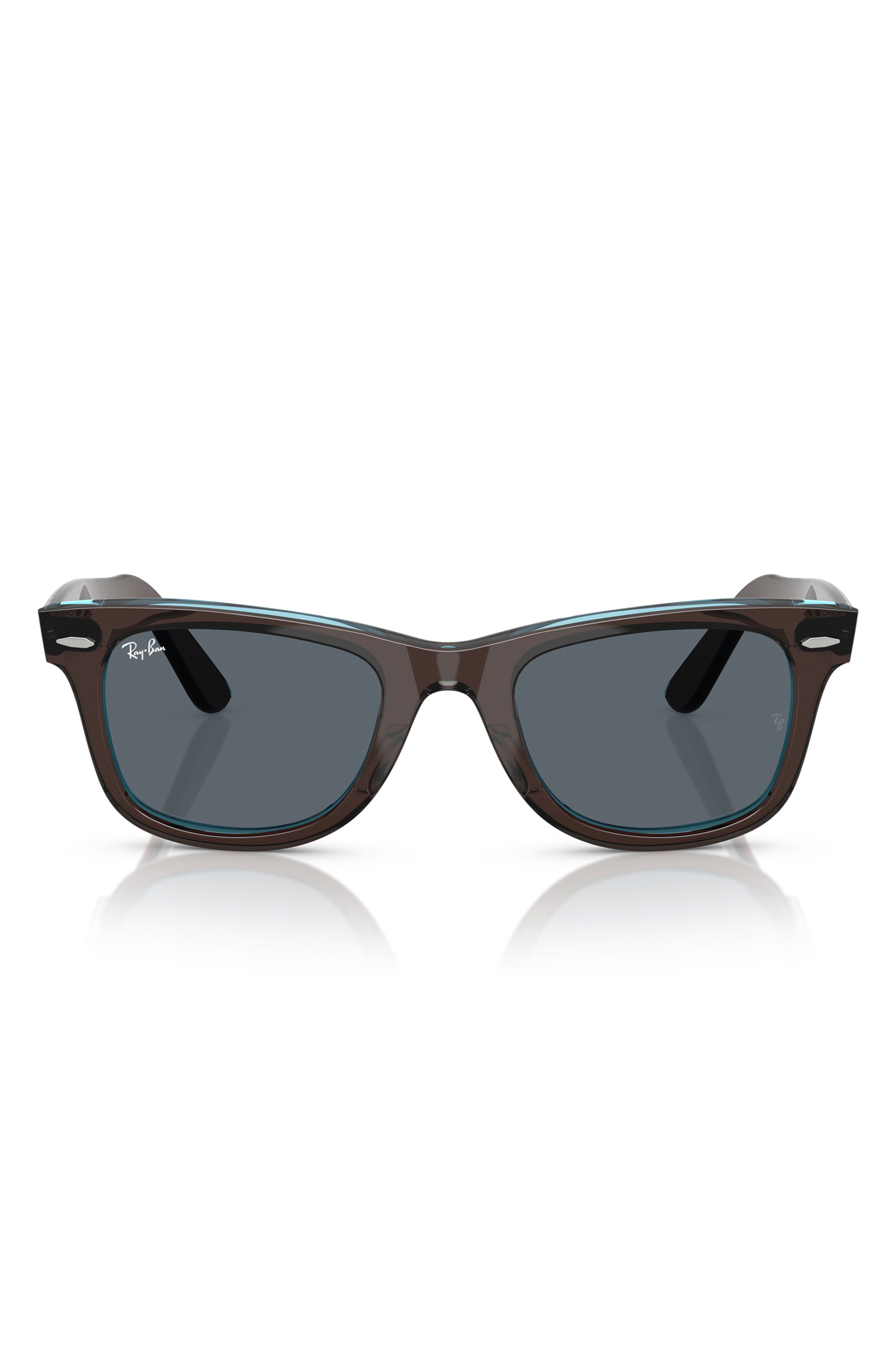 BROWN TRANSPARENT BLUE