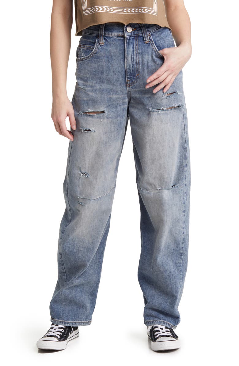 BDG Urban Outfitters Logan Ripped High Waist Baggy Jeans, Main, color,