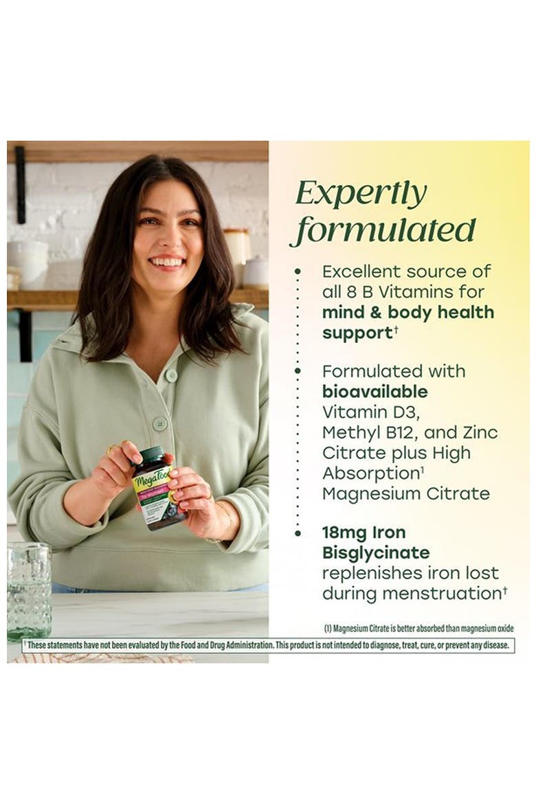 Whole Body Multivitamin for Women with Vitamin D3 K2, Magnesium Citrate, Folate, Biotin, Iron, 60 Capsules, Alternate, color, None