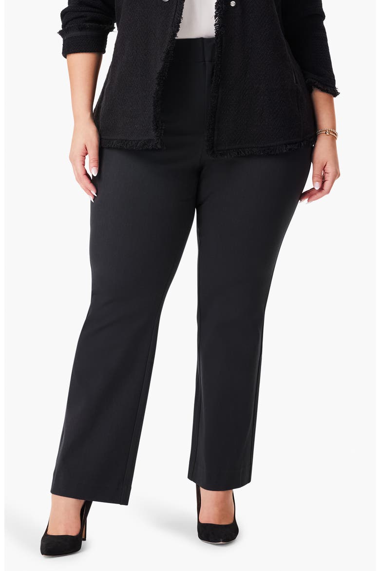 Plaza Demi Stretch Bootcut Pants, Main, color, BLACK ONYX