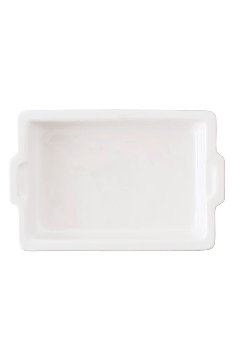 Juliska Puro Large Ceramic Baking Dish, Alternate, color, Whitewash