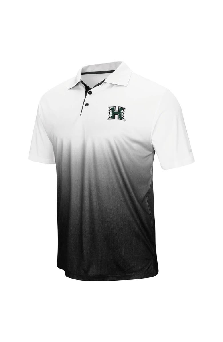COLOSSEUM Men's Colosseum Gray Hawaii Warriors Magic Team Logo Polo, Alternate, color,