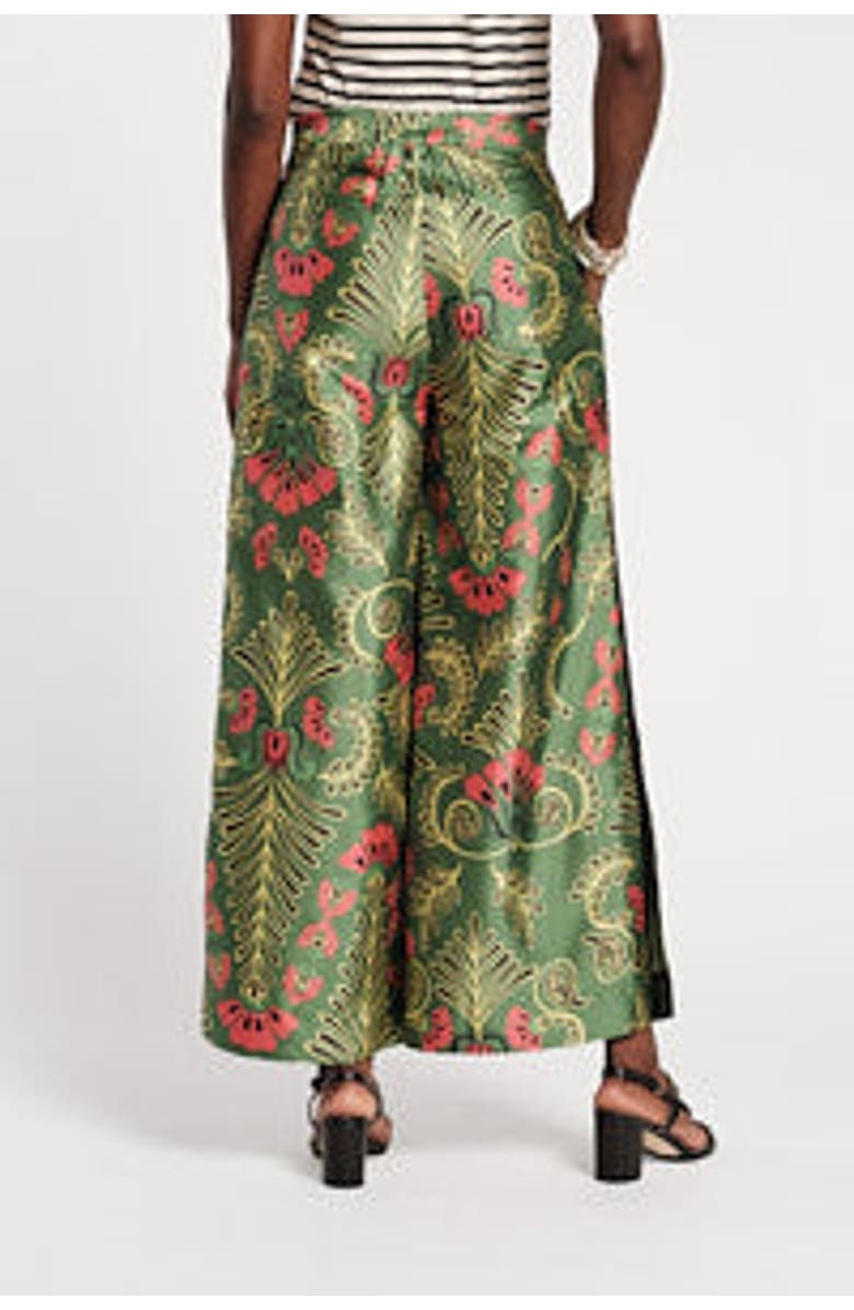 Frances Valentine Palazzo Canopy Pant, Alternate, color, Green/Pink/Multi