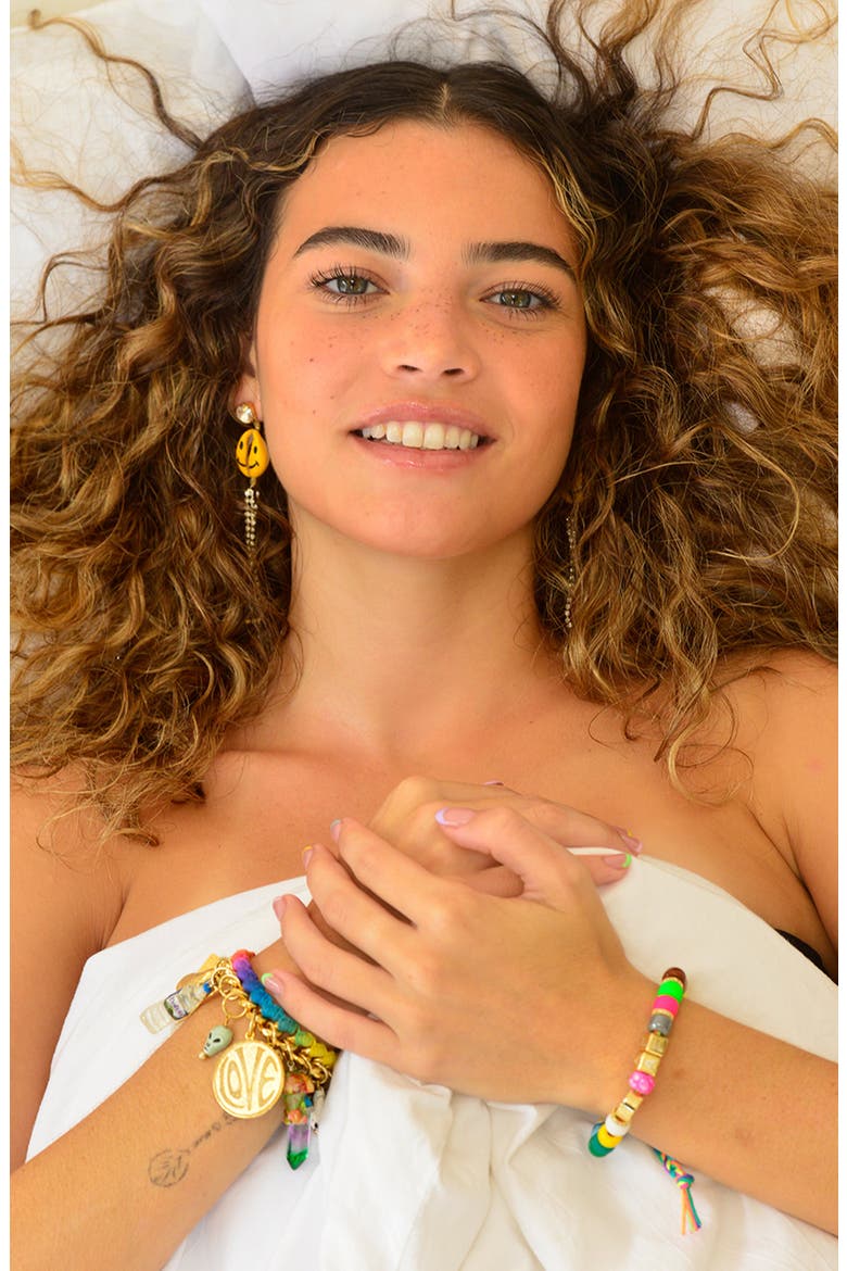 Happy AF Rainbow Bracelet, Alternate, color, Rainbow