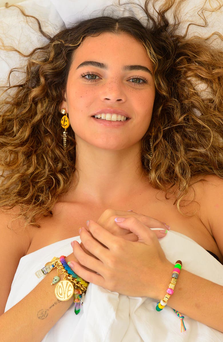 Venessa Arizaga Happy AF Rainbow Bracelet, Alternate, color, Rainbow