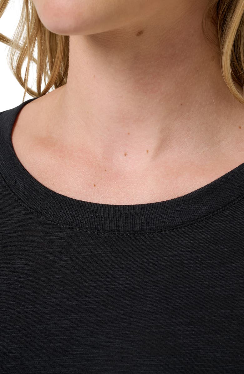 TravisMathew WOMENS CLOUD LS TEE, Alternate, color, Black