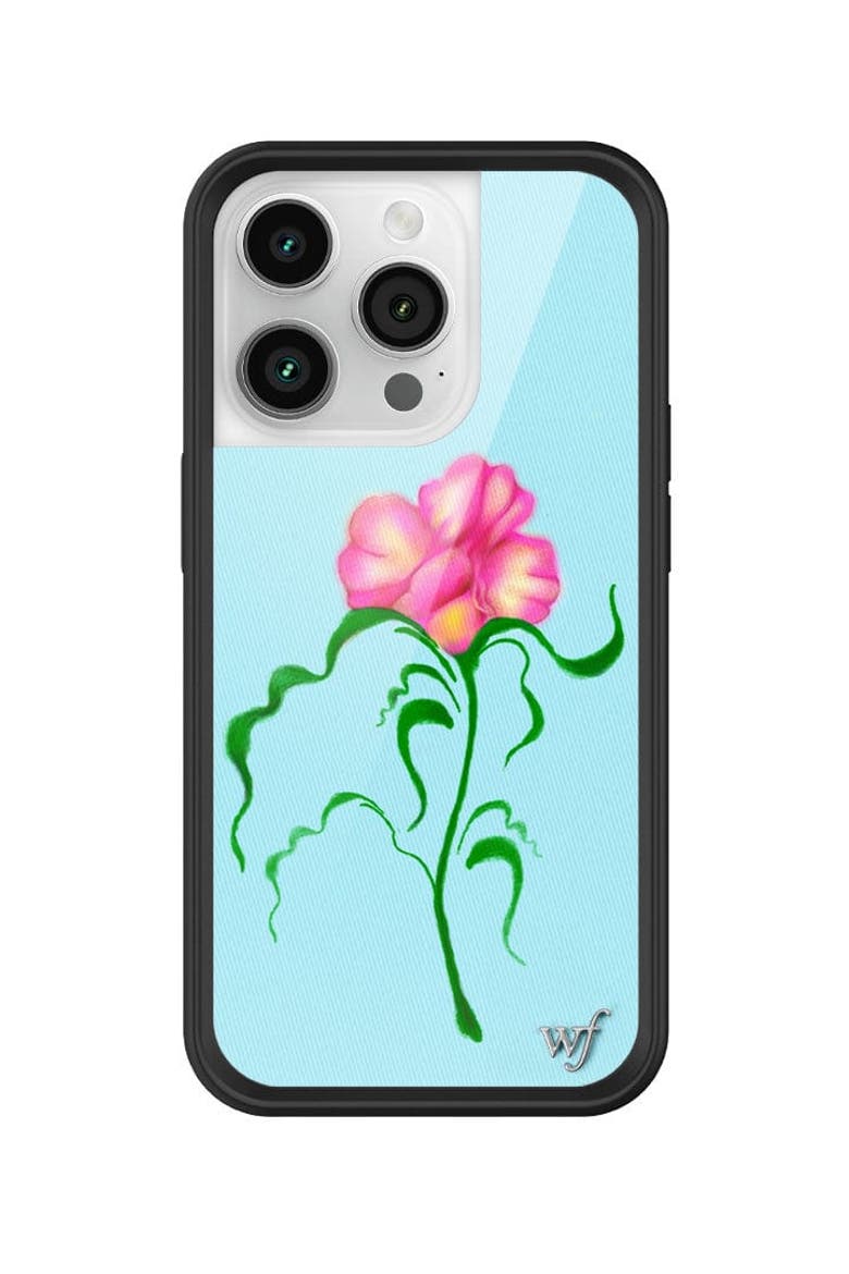 Dancing Flower iPhone Case, Alternate, color, Blue