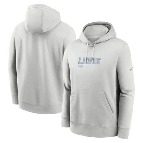 Men's Nike Gray Detroit Lions Edge Pack French Terry Club Pullover Hoodie