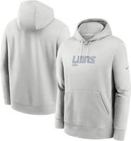 Nike Men's Nike Gray Detroit Lions Edge Pack French Terry Club Pullover Hoodie