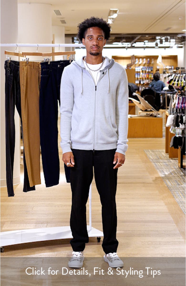 Xander Cashmere Hooded Zip Cardigan, sales video thumbnail