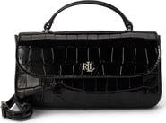 Lauren Ralph Lauren Croc-Embossed Marcy Crossbody Wallet