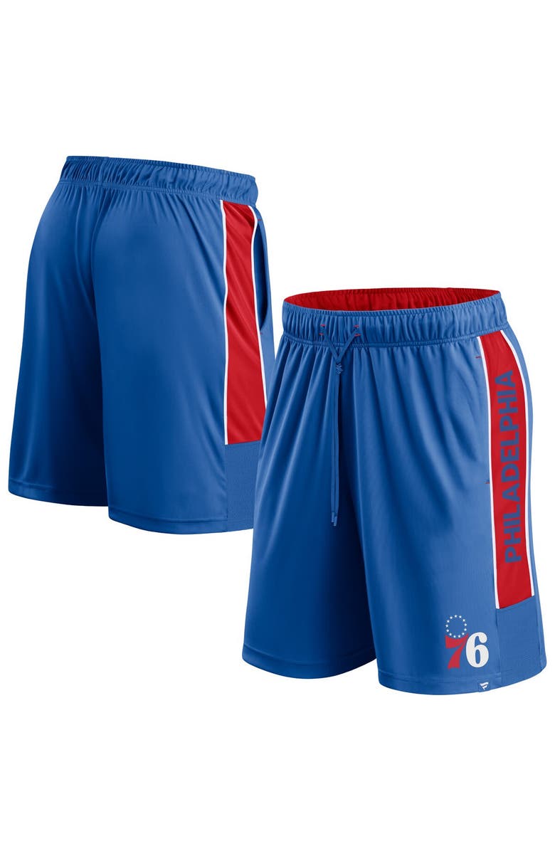 FANATICS Men's Fanatics Branded Royal Philadelphia 76ers Game Winner Defender Shorts, Alternate, color, Royal