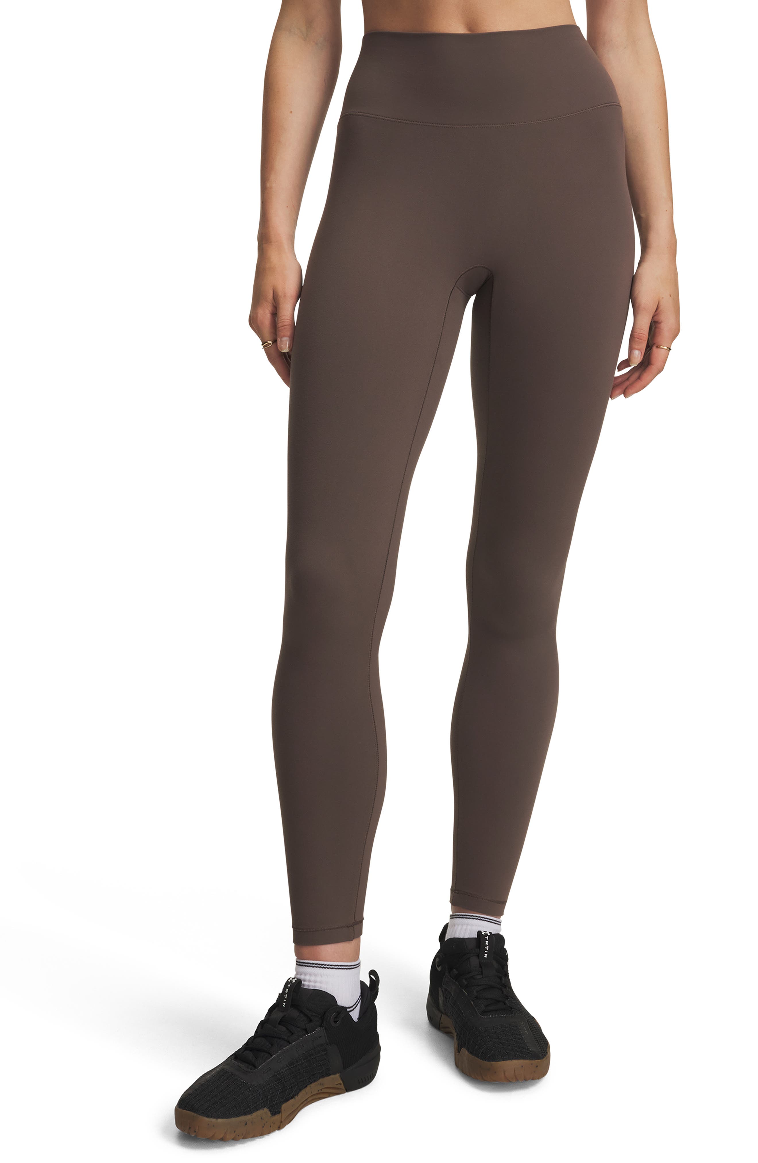 Under Armour Meridian Leggings In 200 Peppercorn