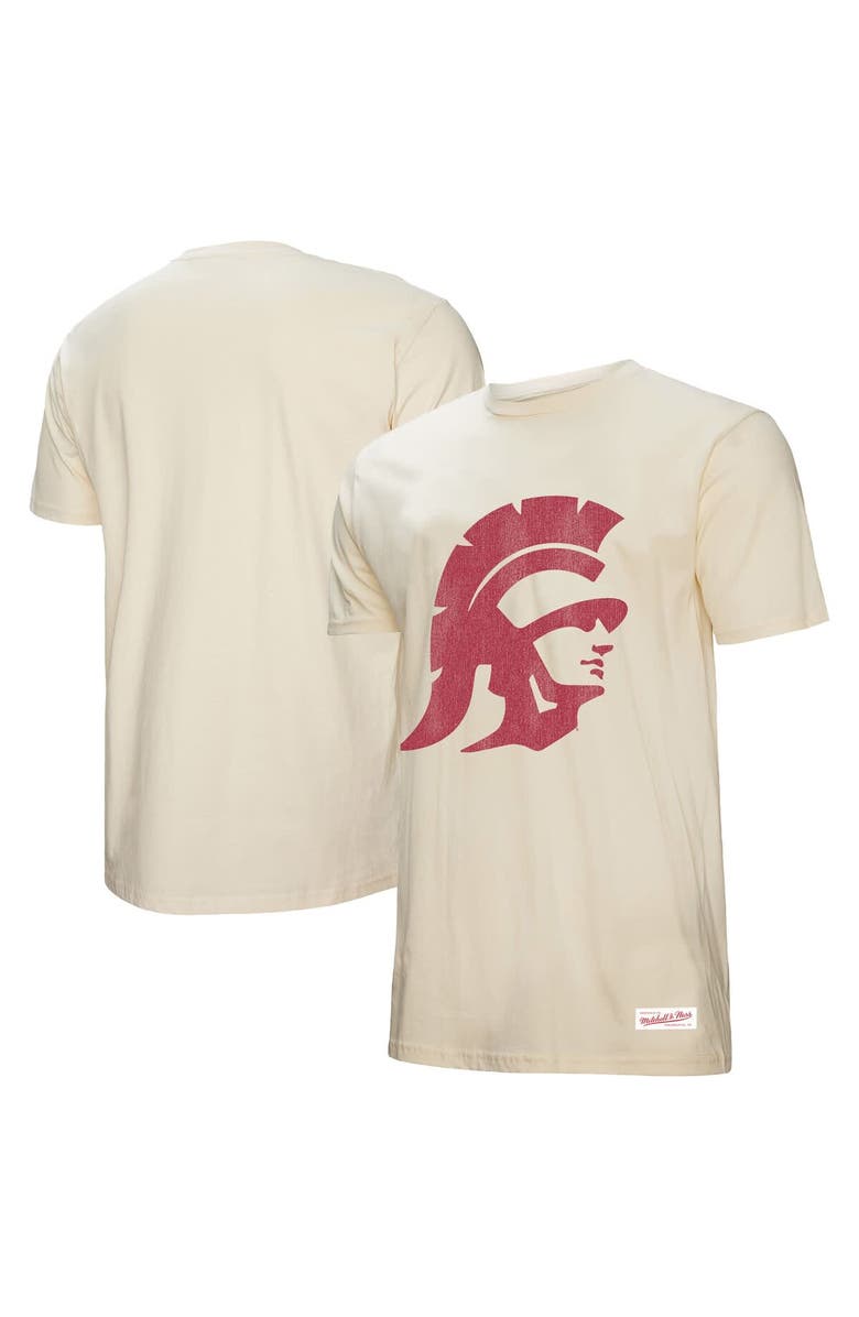 Mitchell & Ness Men's Mitchell & Ness Cream USC Trojans Vintage Tone T-Shirt, Main, color, Cream