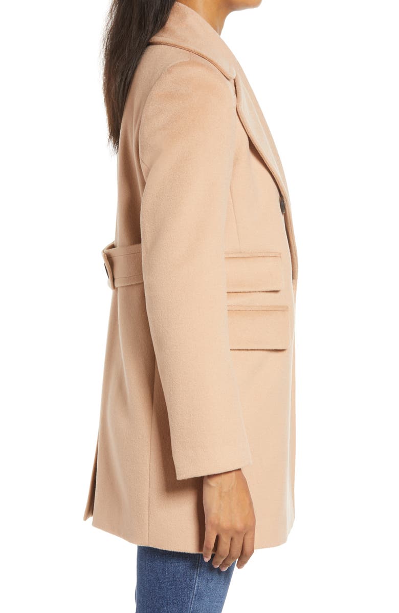 Halogen<sup>®</sup> x Atlantic-Pacific Double Breasted Wool Blend Coat, Alternate, color, 