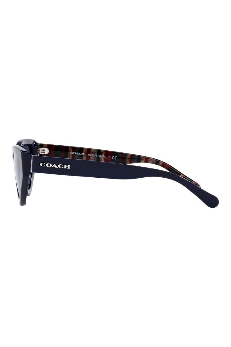 52mm Cat Eye Sunglasses, Alternate, color, BLUE