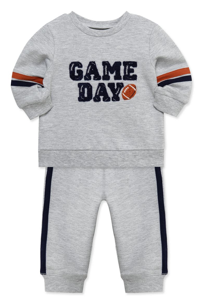 Kids' Game Day 2-Piece Sweatshirt Set, Alternate, color, GREY