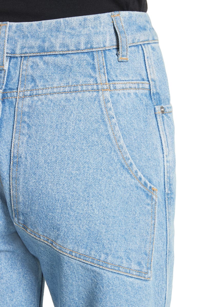 Eckhaus Latta EL Wide Leg Jeans, Alternate, color,